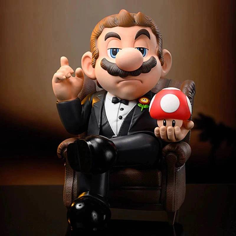 Super Mario "Il Padrino" - Esclusiva Statuina da Collezione