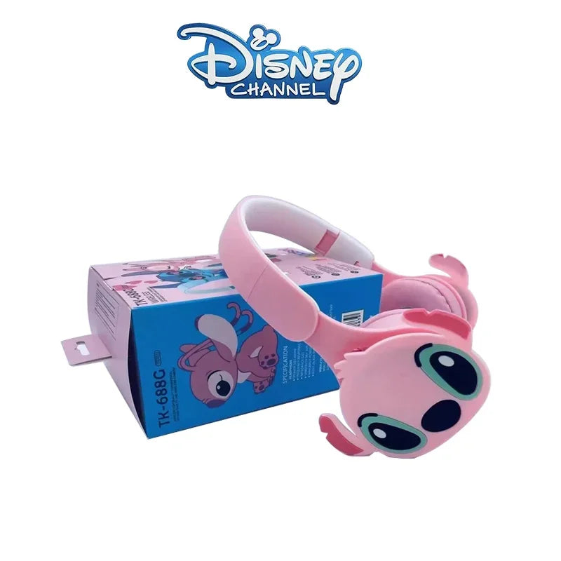 Cuffie Pieghevoli Wireless Bluetooth Disney Stitch AH-806 - HiFi Stereo Sound, Cancellazione Rumore, Microfono Integrato, Impermeabili, Regalo Ideale per Bambini