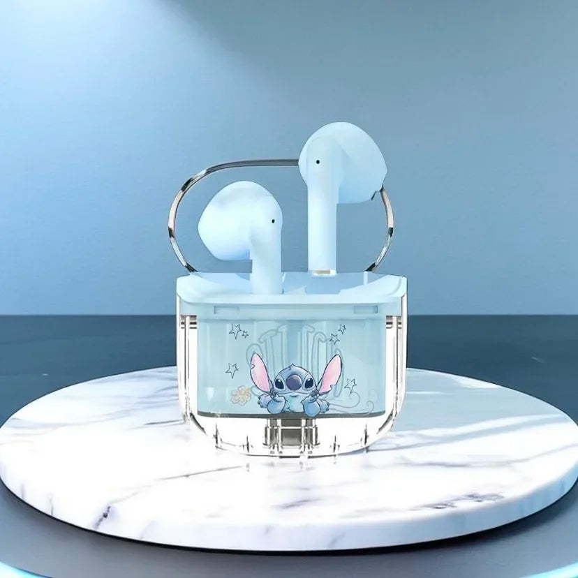 Auricolari Bluetooth Stitch Disney - Cuffie In-Ear Wireless con Cancellazione Attiva del Rumore, HiFi Sound, Bassa Latenza e Design Impermeabile