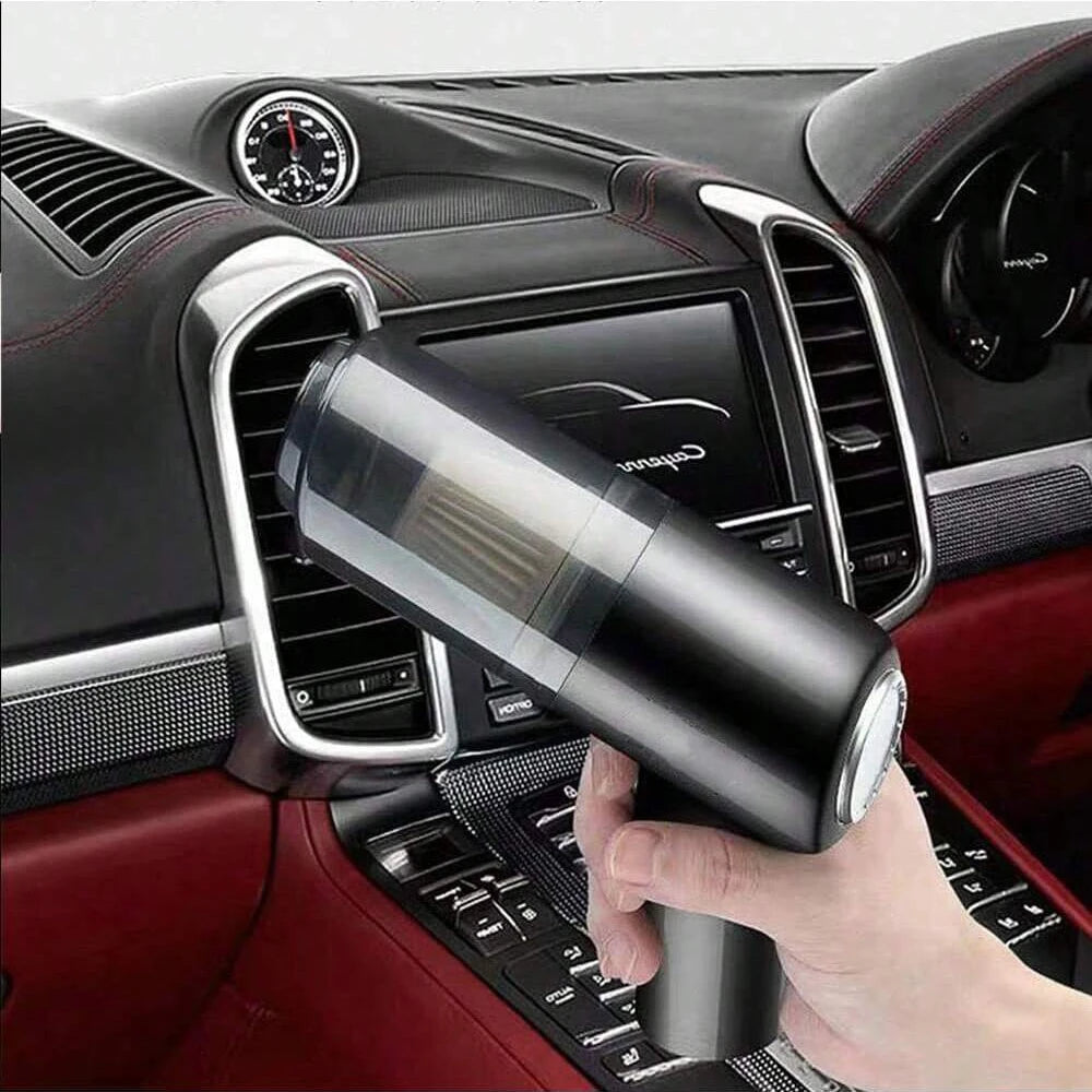 Aspirapolvere combinato 3 in 1 con aspirazione e soffiaggio integrati, aspirapolvere per auto di piccole dimensioni, ricarica USB, aspirapolvere per uso domestico