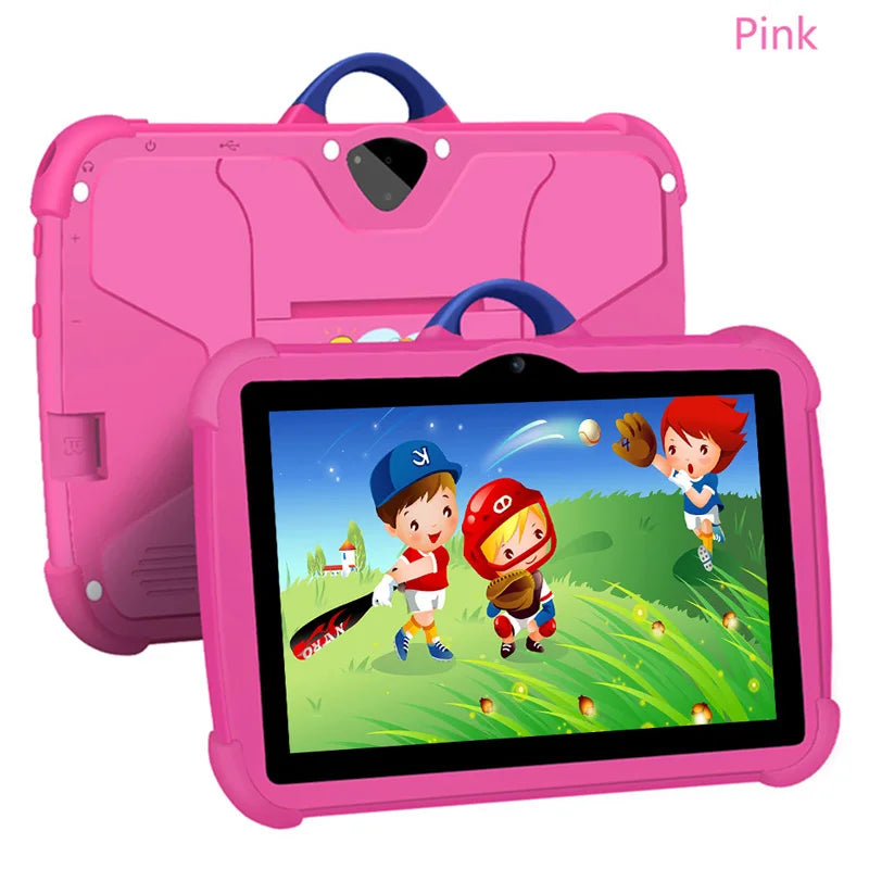Tablet per Bambini 7 Pollici BDF - Quad Core, 4 GB RAM, 64 GB ROM, Android 13, Doppia Fotocamera, Wi-Fi, Bluetooth, Design Ultra Slim, Ideale per Apprendimento e Giochi