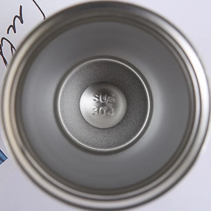 Tazza da caffè Thermos da 380/510 ml, in acciaio inox, con visualizzazione della temperatura, thermos, bottiglia d'acqua i ( con o senza corda portatile)
