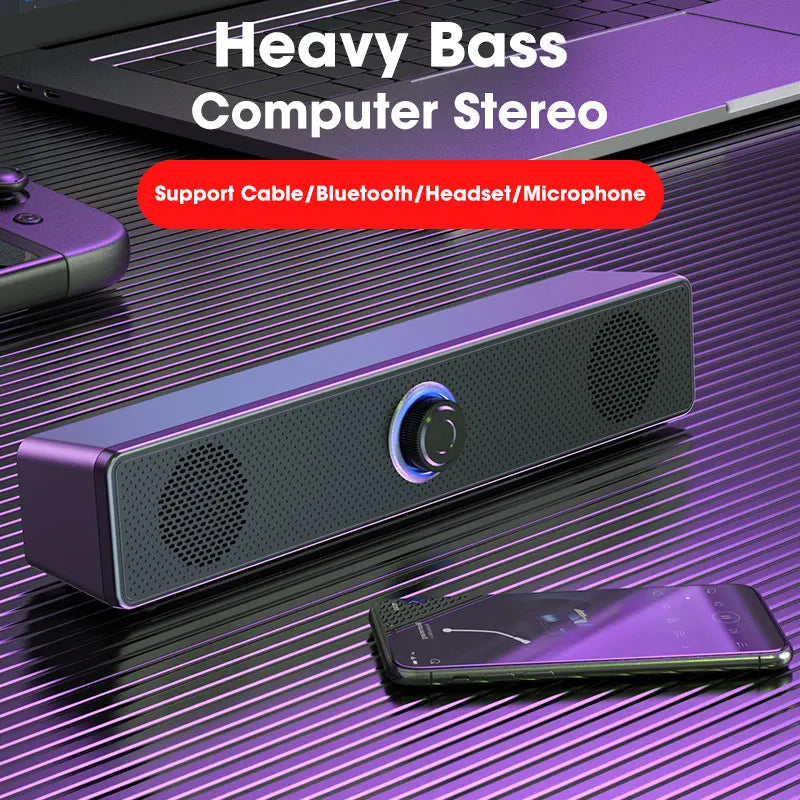 Altoparlante Surround Bluetooth 4D Soundbar Home Theater con Subwoofer - Bassi Potenti