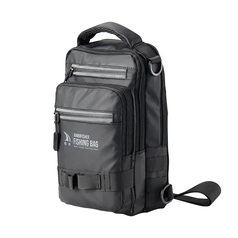 Borsa da pesca, attrezzatura da pesca, zaino, scatola per attrezzatura da pesca tattica leggera, borsa multifunzionale, borsa da pesca per esterni
