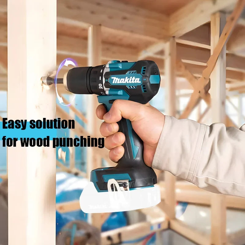 Makita DDF487 18V Cacciavite Trapano a percussione senza fili Elettrico Velocità variabile Motore Brushless Utensili elettrici a percussione Trapano elettrico