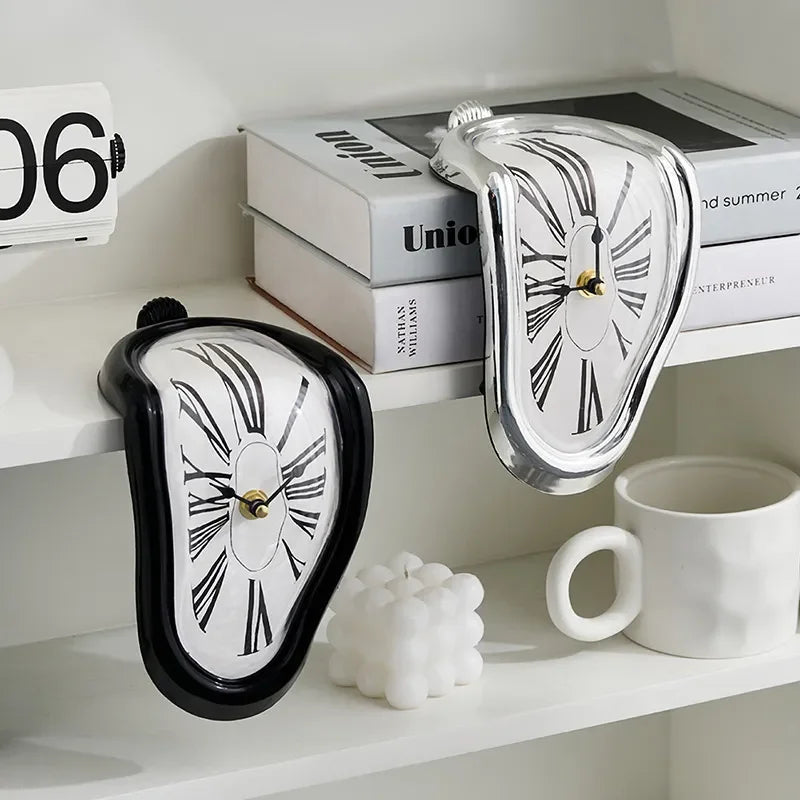Orologio decorativo da casa, da tavolo, da ufficio in stile Salvador Dalì Orologio Scaffale regalo