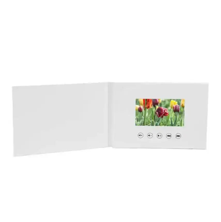 Biglietto Invito Digitale con Schermo LCD 7 Pollici - Carica Video, Foto e Musica per Matrimoni, Compleanni e Occasioni Speciali