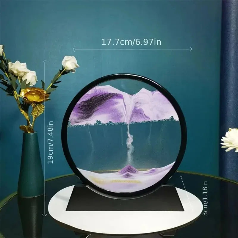 Clessidra 3D Magica - Sabbie Mobili in Movimento
