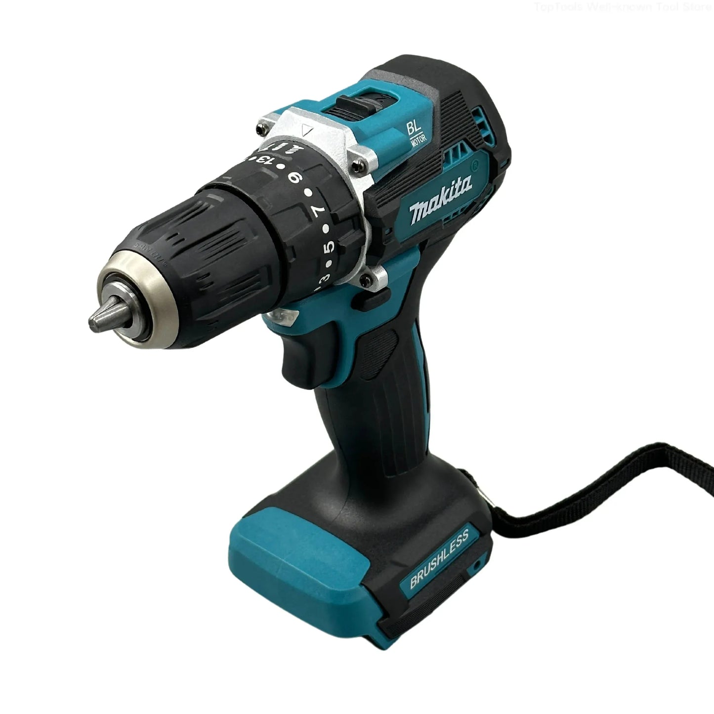 Makita DDF487 18V Cacciavite Trapano a percussione senza fili Elettrico Velocità variabile Motore Brushless Utensili elettrici a percussione Trapano elettrico