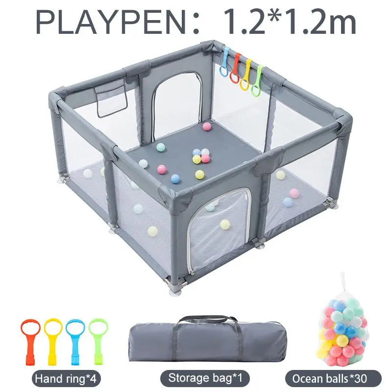 Recinto Box per Bambini con Palline - Area Giochi Sicura per Bambini 0-6 Anni, Arredo Infantile