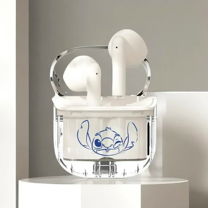 Auricolari Bluetooth Stitch Disney - Cuffie In-Ear Wireless con Cancellazione Attiva del Rumore, HiFi Sound, Bassa Latenza e Design Impermeabile