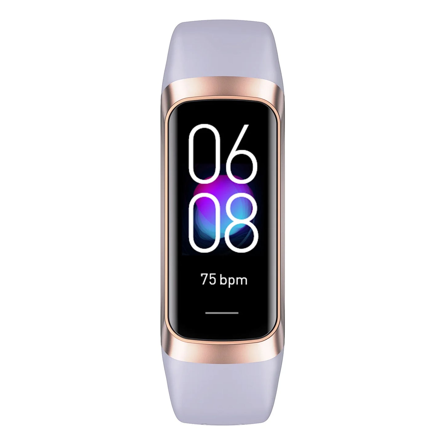Orologio intelligente da uomo e da donna, braccialetto intelligente da polso da 1,1 pollici AMOLED, frequenza cardiaca, impermeabile, temperatura corporea, fitness tracker