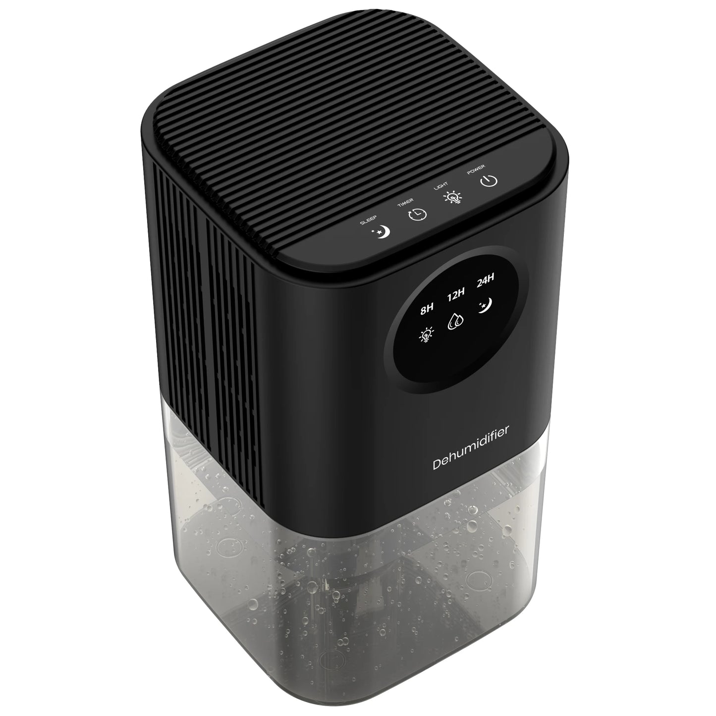 Deumidificatore portatile con capacità di 35 once, funzionamento silenzioso, con luci colorate romantiche, interruttore timer