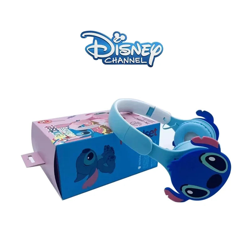 Cuffie Pieghevoli Wireless Bluetooth Disney Stitch AH-806 - HiFi Stereo Sound, Cancellazione Rumore, Microfono Integrato, Impermeabili, Regalo Ideale per Bambini