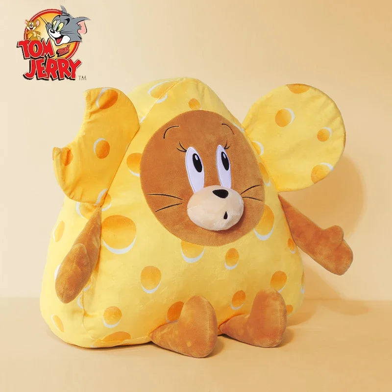 10-38cm Tom e Jerry Carino Formaggio Peluche Giocattolo Divano Letto Cuscino Morbido Comodo Peluche Bambola Coppia Cuscino Cuscino