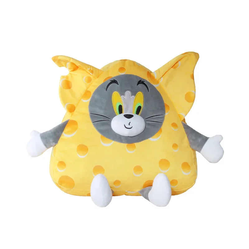 10-38cm Tom e Jerry Carino Formaggio Peluche Giocattolo Divano Letto Cuscino Morbido Comodo Peluche Bambola Coppia Cuscino Cuscino