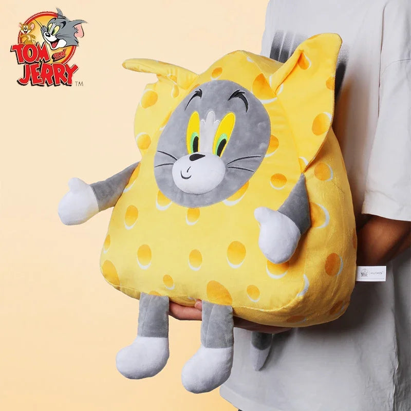 10-38cm Tom e Jerry Carino Formaggio Peluche Giocattolo Divano Letto Cuscino Morbido Comodo Peluche Bambola Coppia Cuscino Cuscino