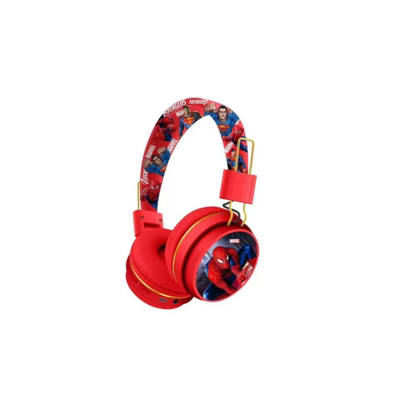 Auricolari Bluetooth Marvel Spider Man Capitan America wireless HIFI ultra lunga durata standby bambini cartoni animati
