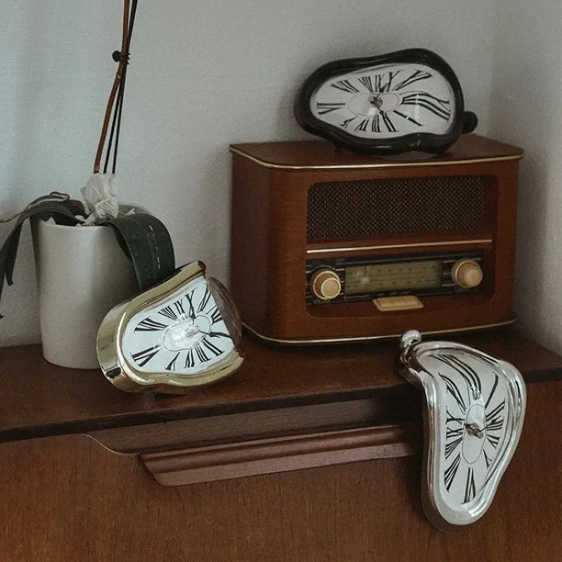 Orologio decorativo da casa, da tavolo, da ufficio in stile Salvador Dalì Orologio Scaffale regalo