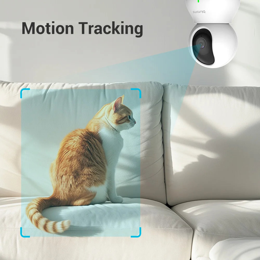 Blurams 5G Baby Monitor Camera Telecamera di sicurezza domestica 2K HD con rilevamento del movimento e audio bidirezionale, facile da installare, visione nitida di giorno e di notte