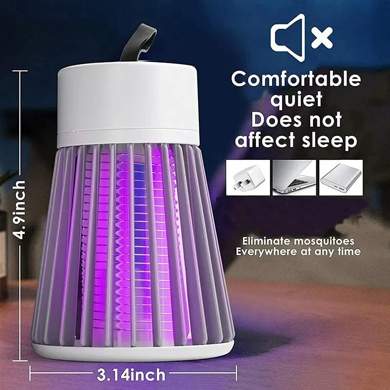 1 lampada antizanzare elettrica impermeabile, due in uno, per uso esterno in camera da letto: uccide tarme, vespe, moscerini e altro ancora!