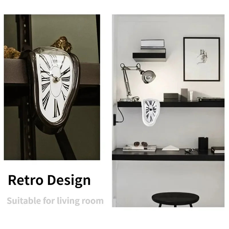 Orologio decorativo da casa, da tavolo, da ufficio in stile Salvador Dalì Orologio Scaffale regalo