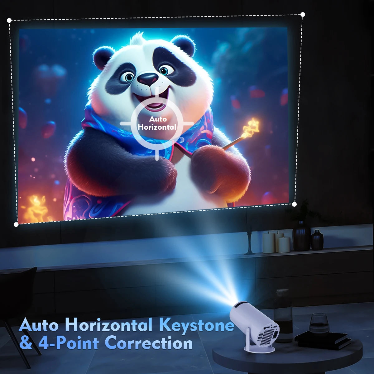Proiettore Magcubic Cinema Proiettori Portatili per Esterni 4K Android 11 HY300 Pro Wifi6 1080P 1280*720P