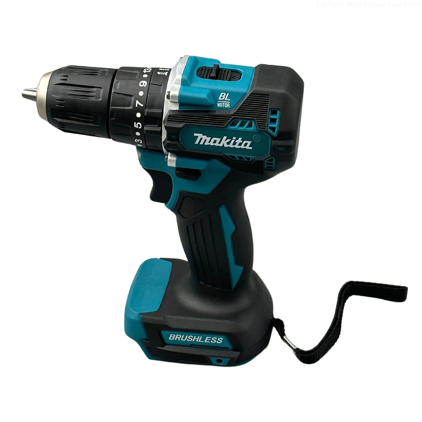 Makita DDF487 18V Cacciavite Trapano a percussione senza fili Elettrico Velocità variabile Motore Brushless Utensili elettrici a percussione Trapano elettrico