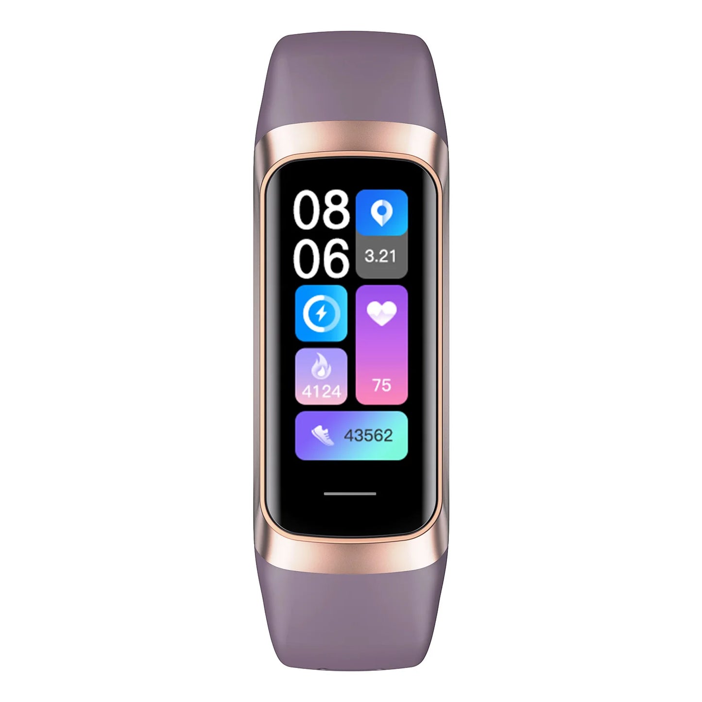 Orologio intelligente da uomo e da donna, braccialetto intelligente da polso da 1,1 pollici AMOLED, frequenza cardiaca, impermeabile, temperatura corporea, fitness tracker