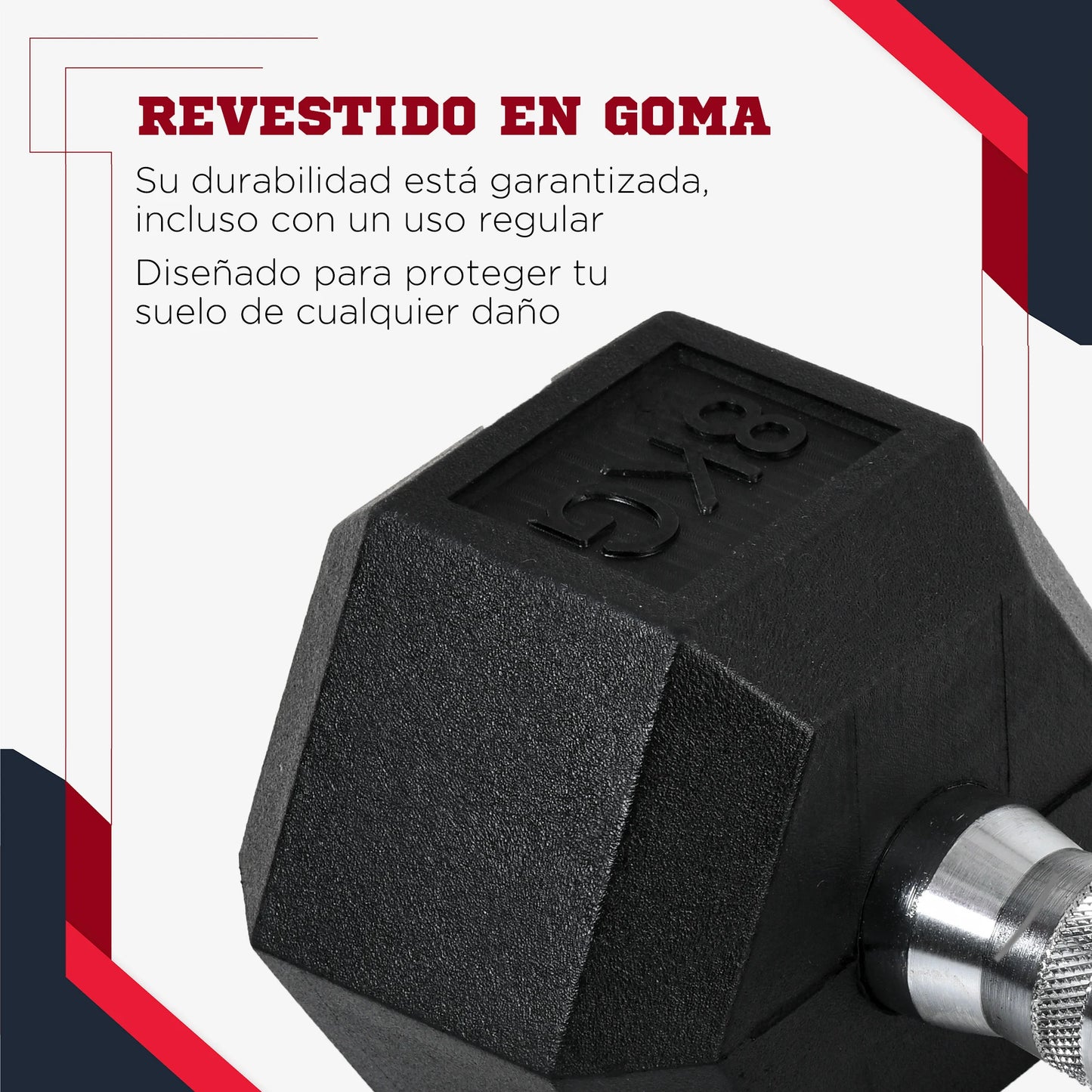 Set di manubri HOMCOM da 6 kg con barra di collegamento in metallo e testa esagonale, peso totale di 12 kg, per allenamento in casa, palestra, ufficio, nero e argento
