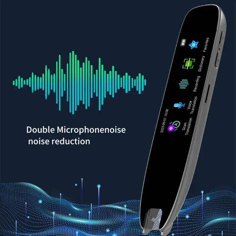 Penna Traduttore con Schermo Touch, Wi-Fi/Hotspot, Funzione Offline - Scansione, Traduzione Vocale e Fotografica in 112 Lingue