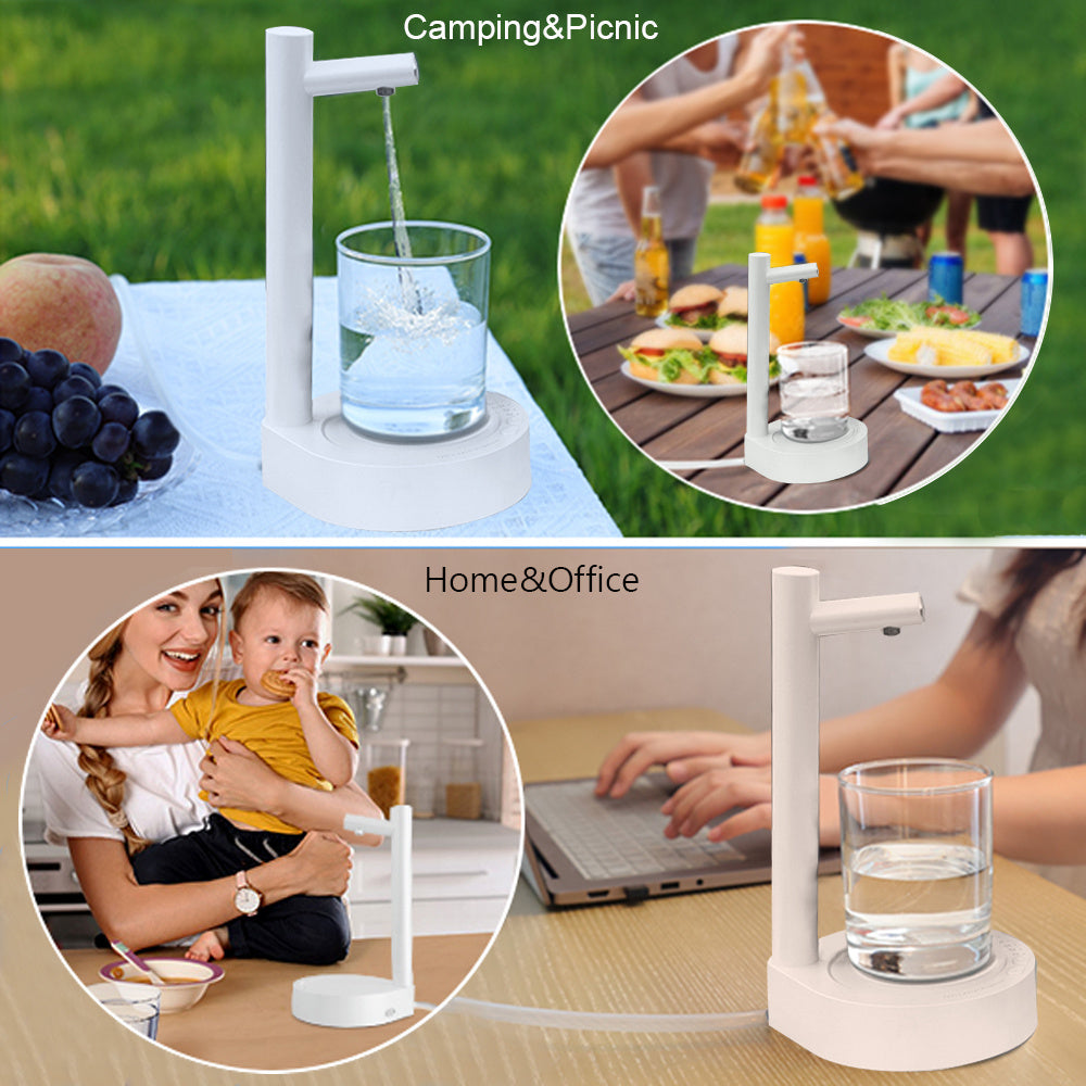 Distributore d'Acqua Automatico Senza Contatto – Ricaricabile USB per Bottiglie