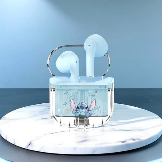 Auricolari Bluetooth Stitch Disney - Cuffie In-Ear Wireless con Cancellazione Attiva del Rumore, HiFi Sound, Bassa Latenza e Design Impermeabile