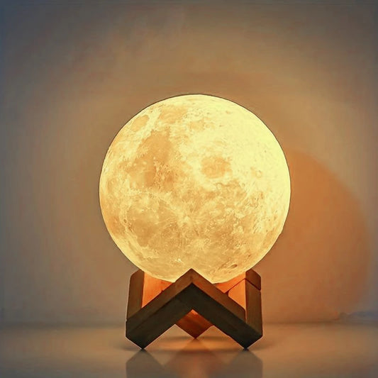 Luce notturna a forma di luna, luci dei pianeti, decorazioni per la casa, ornamenti decorativi da tavolo, luci notturne illuminate da 8 cm