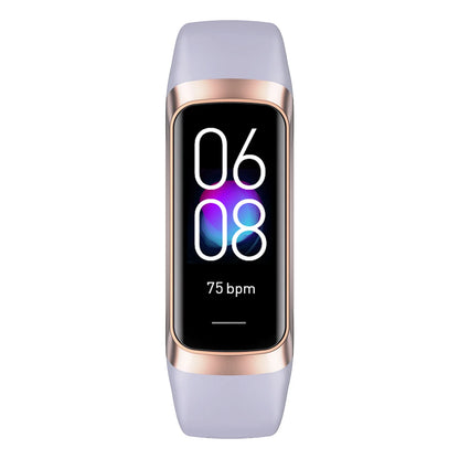 Orologio intelligente da uomo e da donna, braccialetto intelligente da polso da 1,1 pollici AMOLED, frequenza cardiaca, impermeabile, temperatura corporea, fitness tracker