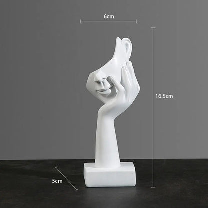 Statuetta astratta in resina, ornamenti da tavolo, statuette, sculture, personaggi, luci nordiche, artigianato d'arte, ufficio, arredamento per la casa