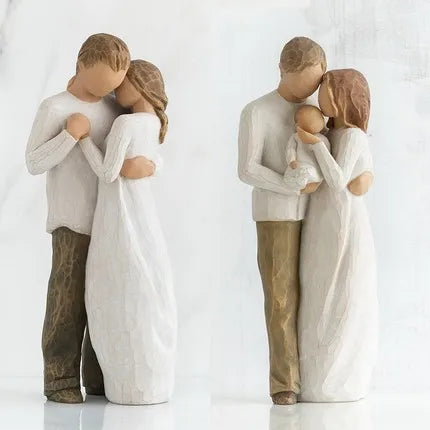 Statue di personaggi Ornamenti per la famiglia Regali di nozze alta qualità Accessori per la casa in resina