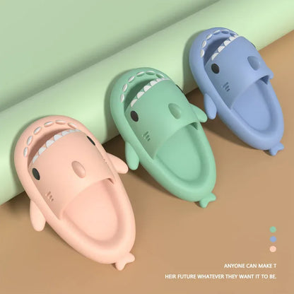 Ciabatte per Bambini a Forma di Squalo, Sandali con Suola Morbida in EVA Antiscivolo, Ciabatte da Bagno