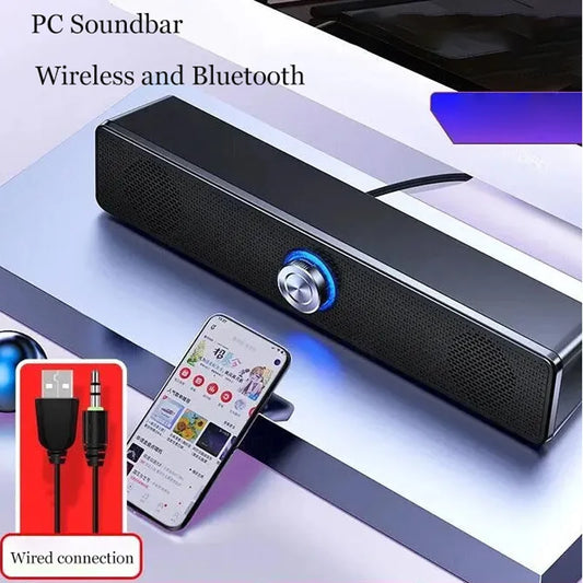 Altoparlante Surround Bluetooth 4D  Soundbar Home Theater con Subwoofer - Bassi Potenti