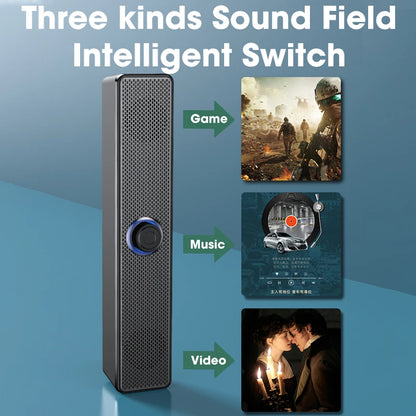 Altoparlante Surround Bluetooth 4D  Soundbar Home Theater con Subwoofer - Bassi Potenti