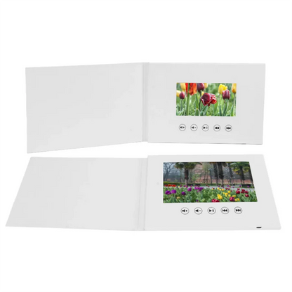 Biglietto Invito Digitale con Schermo LCD 7 Pollici - Carica Video, Foto e Musica per Matrimoni, Compleanni e Occasioni Speciali
