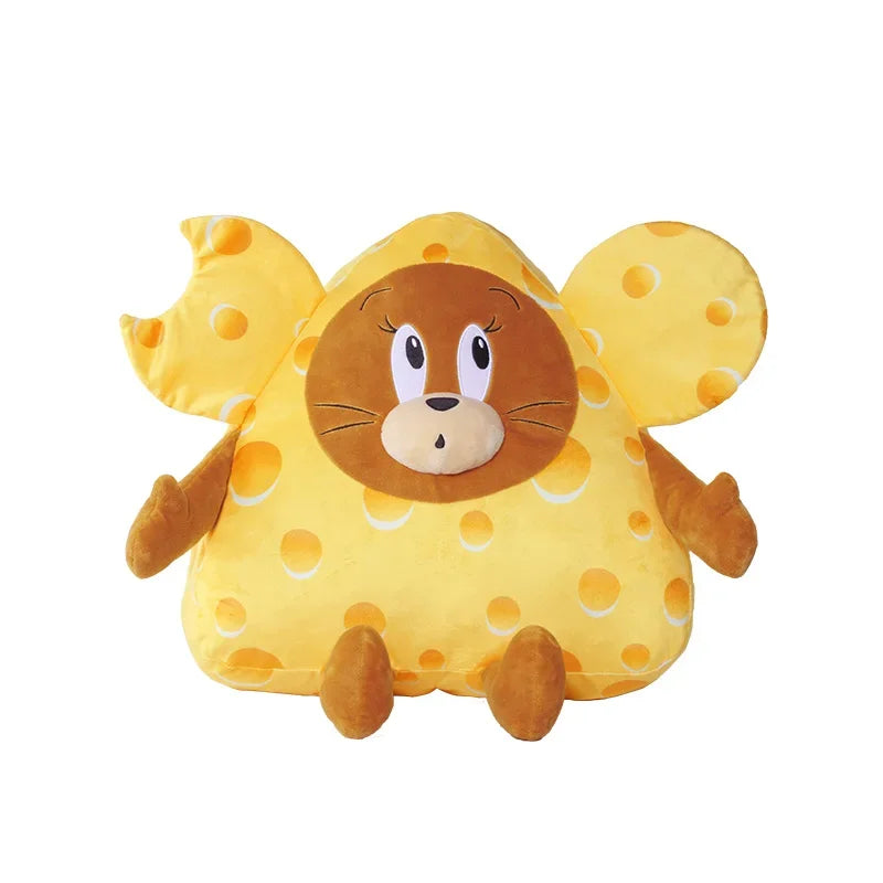 10-38cm Tom e Jerry Carino Formaggio Peluche Giocattolo Divano Letto Cuscino Morbido Comodo Peluche Bambola Coppia Cuscino Cuscino