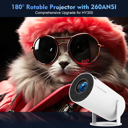 Proiettore Magcubic Cinema Proiettori Portatili per Esterni 4K Android 11 HY300 Pro Wifi6 1080P 1280*720P