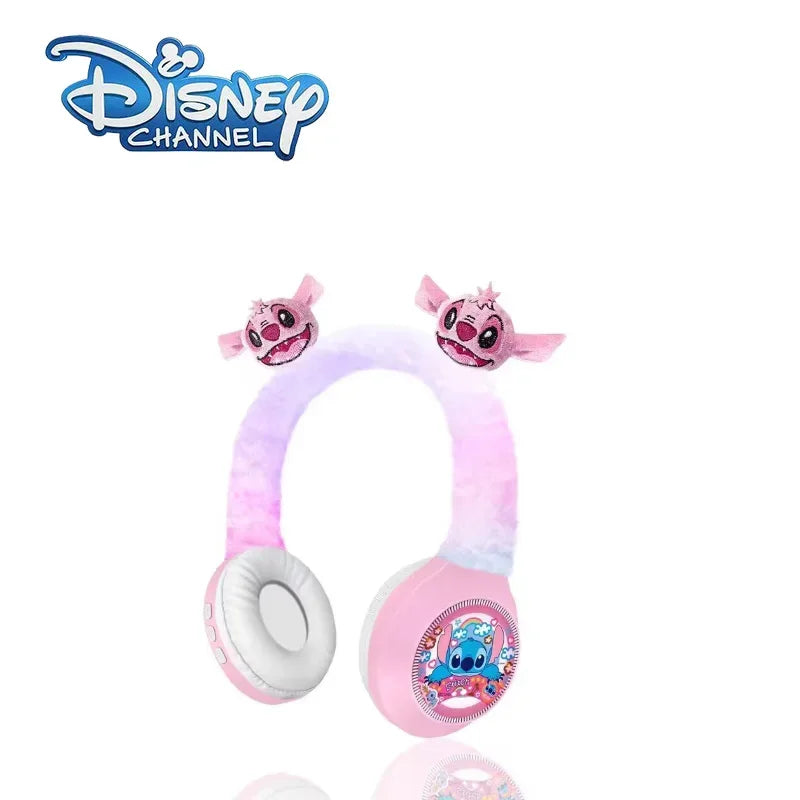 Cuffie Pieghevoli Wireless Bluetooth Disney Stitch AH-806 - HiFi Stereo Sound, Cancellazione Rumore, Microfono Integrato, Impermeabili, Regalo Ideale per Bambini