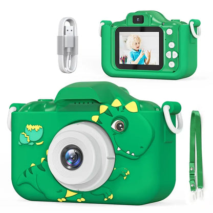 Fotocamera Digitale per Bambini 1080P HD – Mini Fotocamera Giocattolo con Zoom 8x, Doppia Fotocamera, Regalo Compleanno per Ragazzi e Ragazze, Giocattolo Educativo per Fotografia Indoor e Outdoor