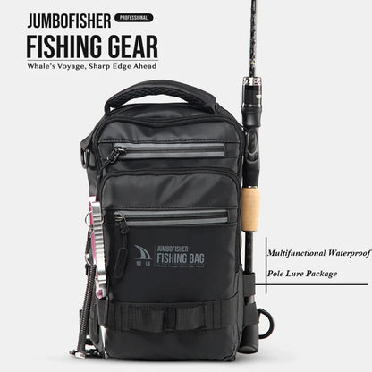Borsa da pesca, attrezzatura da pesca, zaino, scatola per attrezzatura da pesca tattica leggera, borsa multifunzionale, borsa da pesca per esterni
